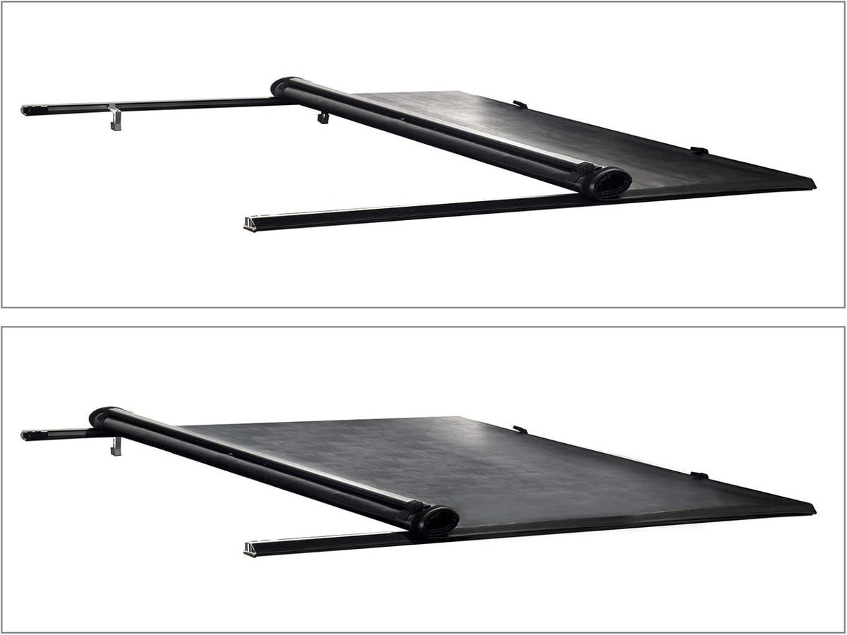 Soft Roll-Up Tonneau Cover for Chevy Silverado GMC Sierra 1500 2500HD 3500HD Fleetside Bed Y6889