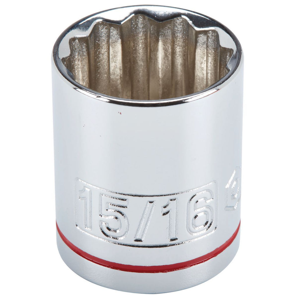 1/2 in. Drive SAE Chrome Socket Set, 10-Piece P51748