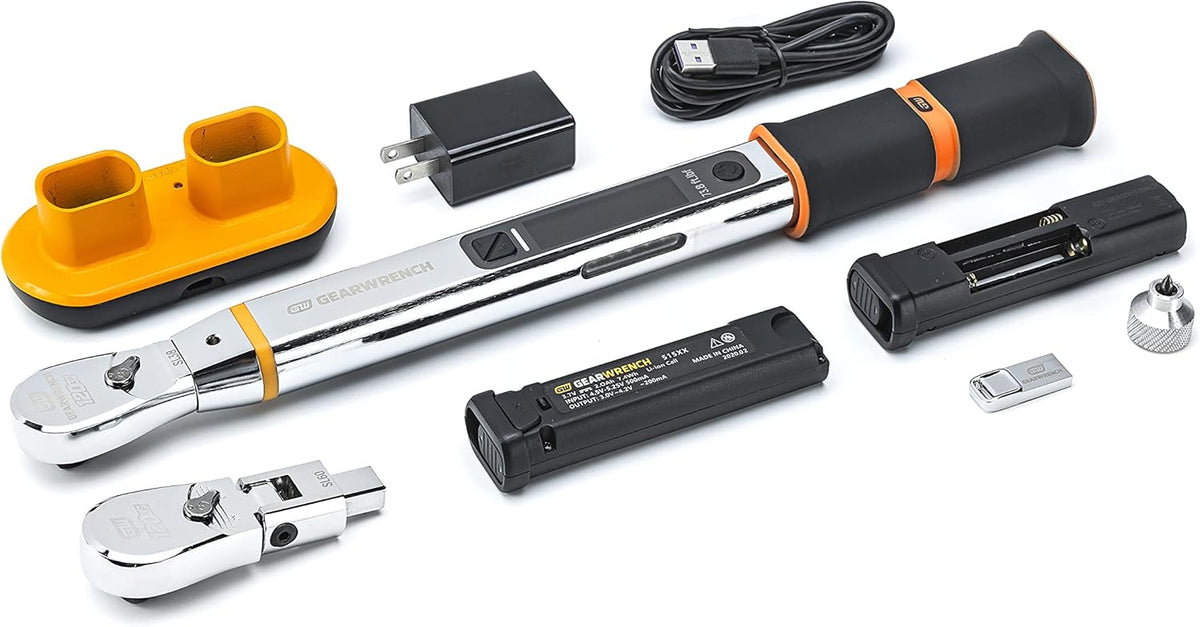 3/8" 120XP™ Electronic Interchangeable Head Torque Wrench 20-100Nm J189