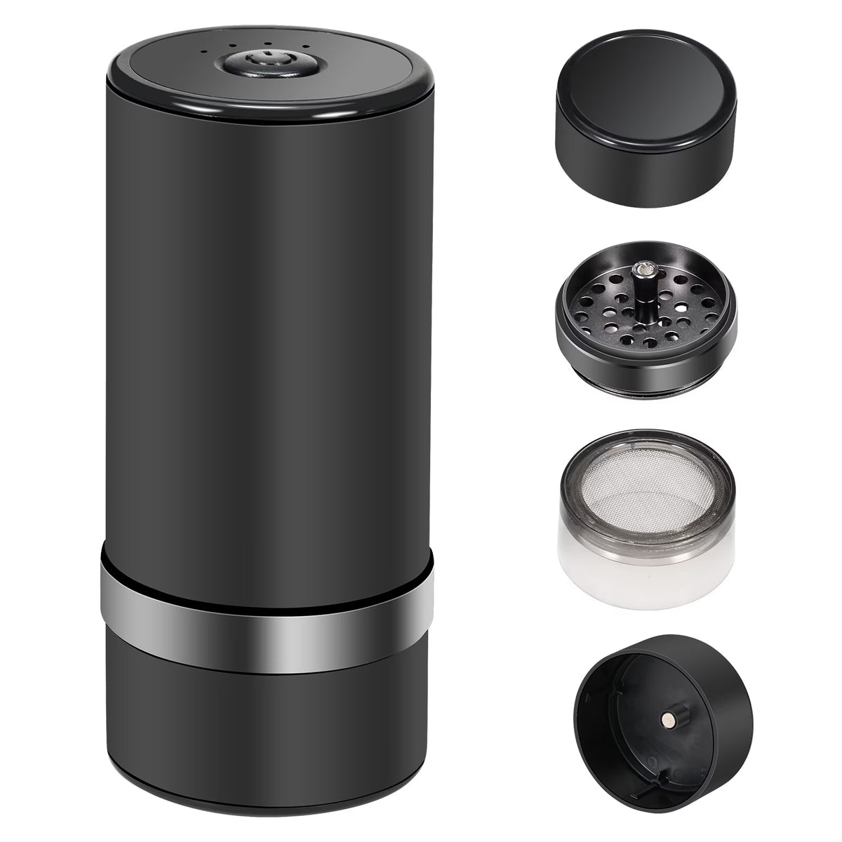 Electric Herb Grinder USB Rechargeable Aluminum Alloy X826