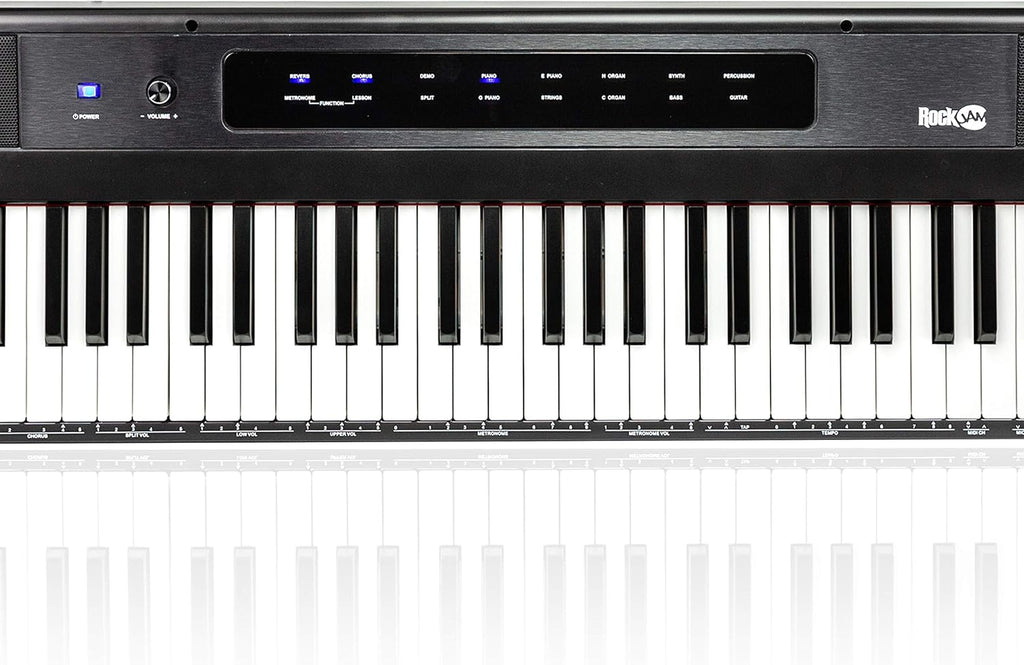 88-Key Semi-Weighted Digital Piano, Black Z559558