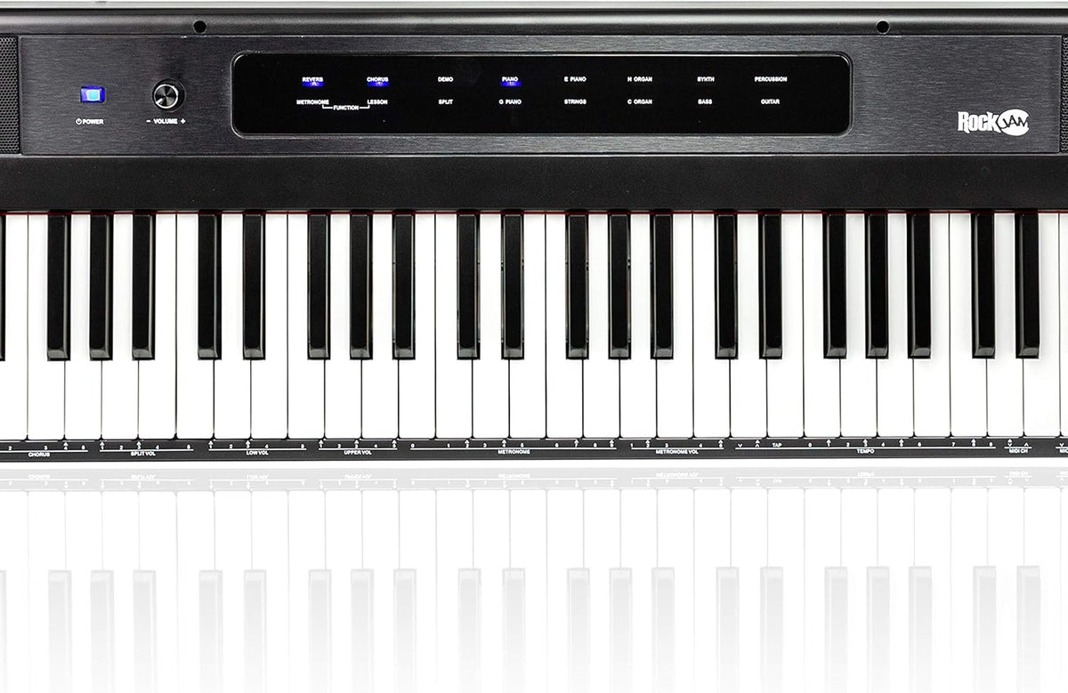 88-Key Semi-Weighted Digital Piano, Black Z559558