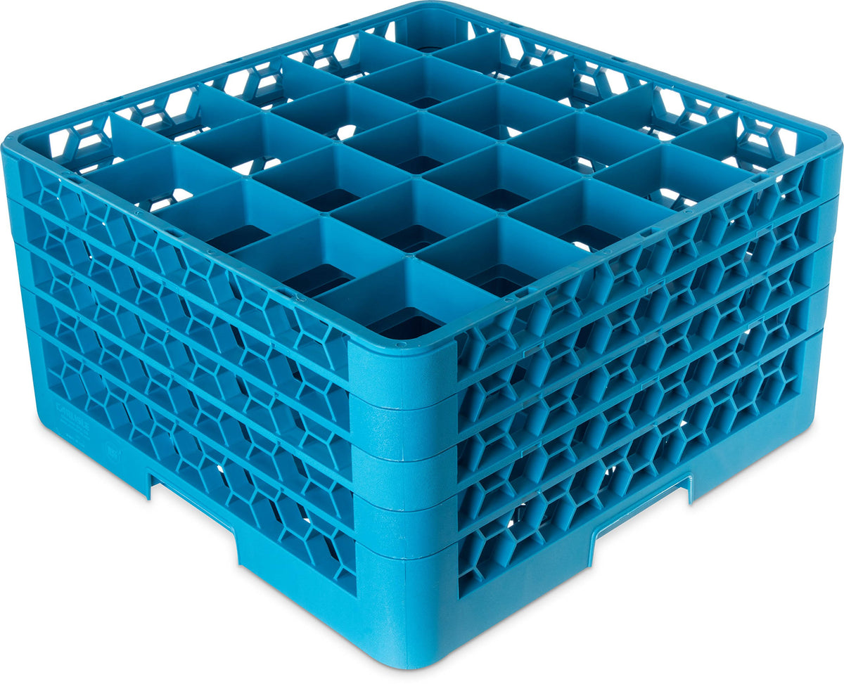 25 Compartment Glass Rack with 4 Extenders R688
