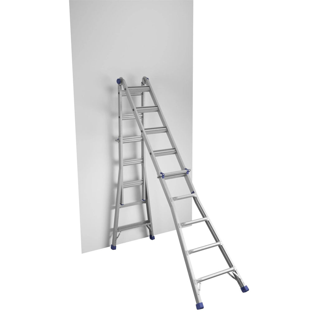 22 foot Reach Height Aluminum Multi-Position Ladder, 300 lb. Load Capacity Type IA Duty Rating U408