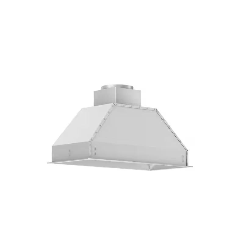 34 in. 700 CFM Ducted Range Hood Insert with Remote Blower in Stainless Steel Y736