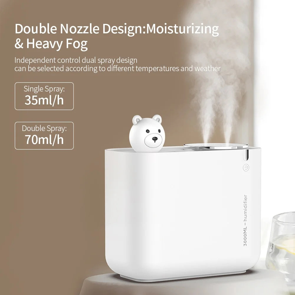 3L Cool Mist Ultrasonic Humidifier W2402