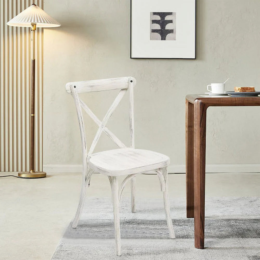 4-Pack Resin X-Back Chair O306