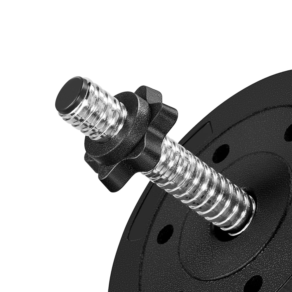 66 Lb. Adjustable Dumbbell Set Black Q460432