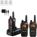 36 Channel FRS Two-Way Radio Walkie Talkie, 121 Privacy Codes, NOAA Weather Scan + Alert, Yellow/Black, 3-Pack M914