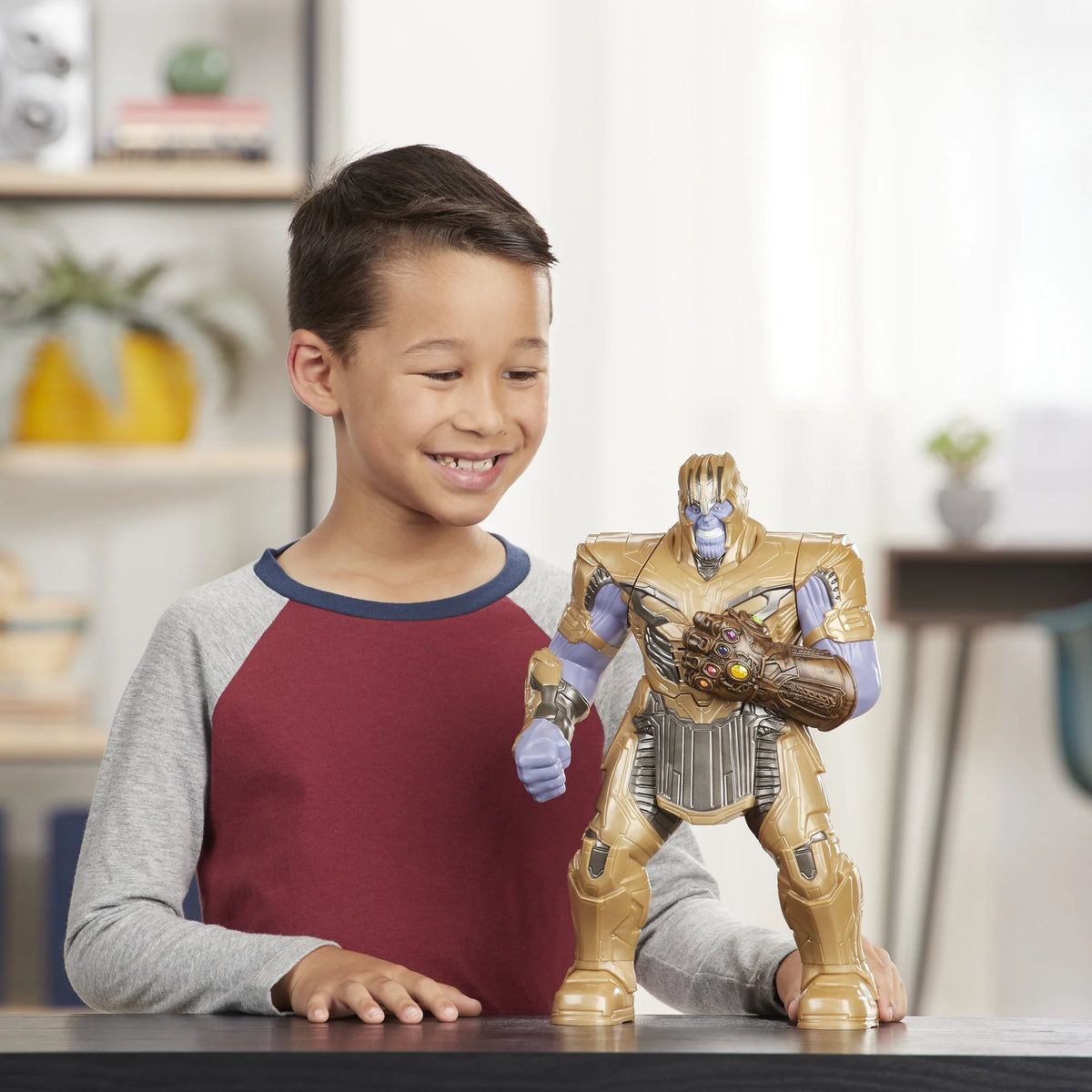 13.75 in Thanos Action Figure with 20+ Sounds X37842