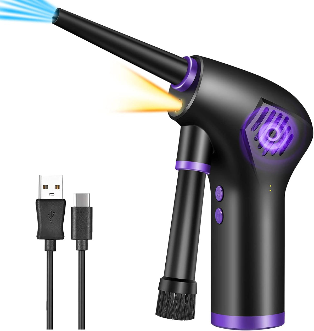 Cordless Air Duster with LED Light, Pack of 2 S75396