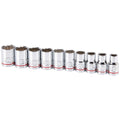 1/2 in. Drive SAE Chrome Socket Set, 10-Piece P51748
