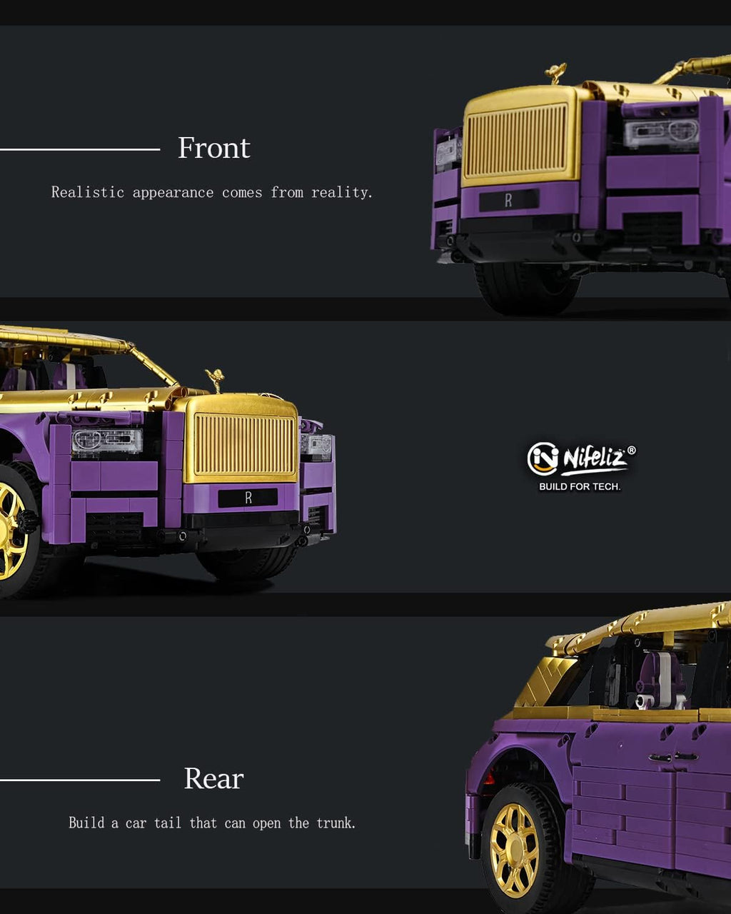 SUV Building Kit with Technique Functions (3,161 Pieces) Z739562